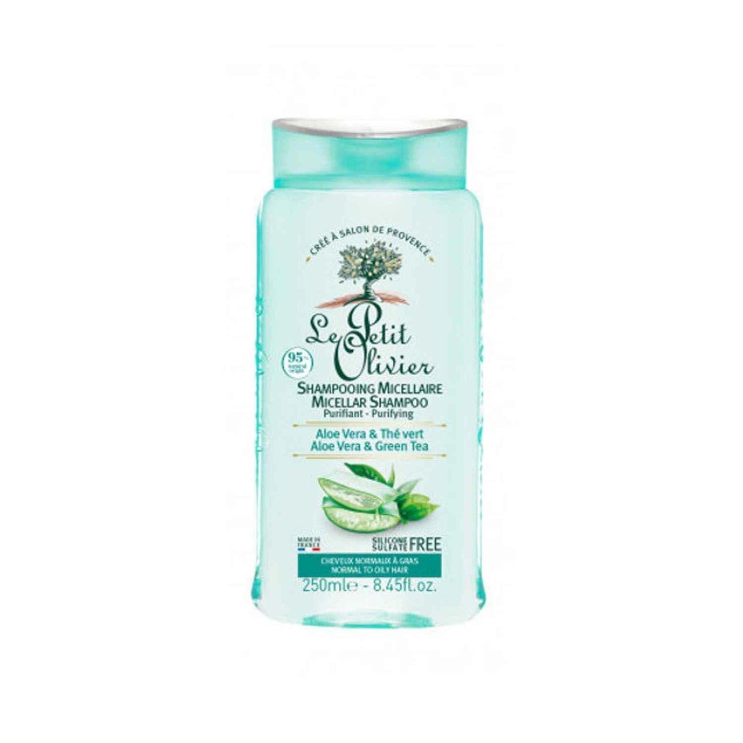 Le Petit Olivier Aloe Vera & Green Tea Micellar Shampoo - Normal to Oily Hair 250ml Fixed Size
