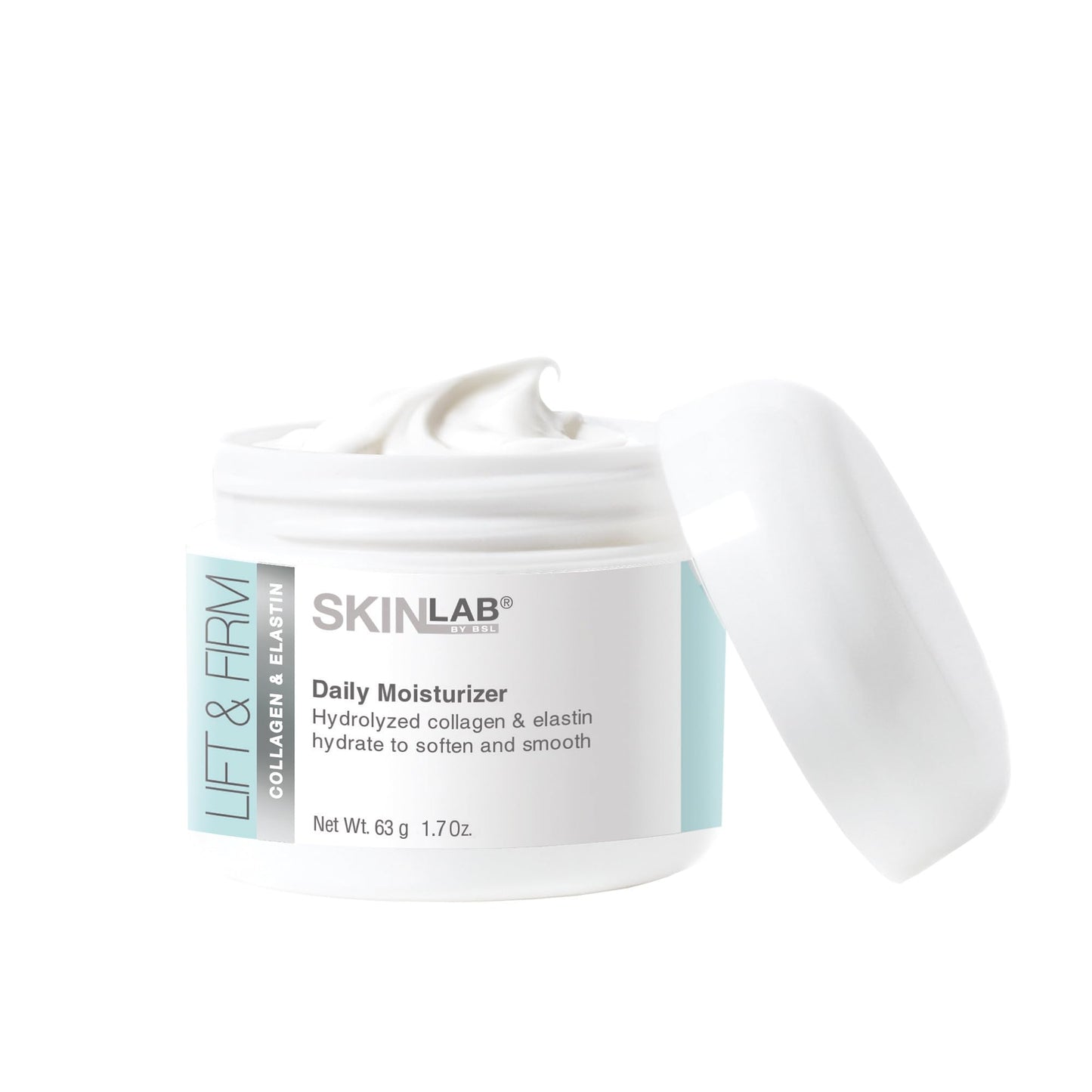 SKIN LAB BY BSL Lift and Firm DAILY MOISTURIZER - Hydrolyzed Collagen & Elastin, Vitamin C and Vitamin E to moisturize, soften and soothe fine lines and wrinkles 1.7 Oz.