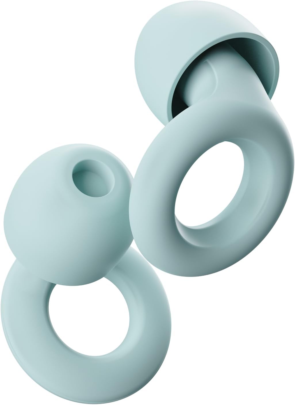 Loop Quiet Ear Plugs for Noise Reduction – Super Soft, Reusable Hearing Protection in Flexible Silicone for Sleep, Noise Sensitivity - 8 Ear Tips in XS/S/M/L – 24dB & NRR 14 Noise Cancelling - Mint