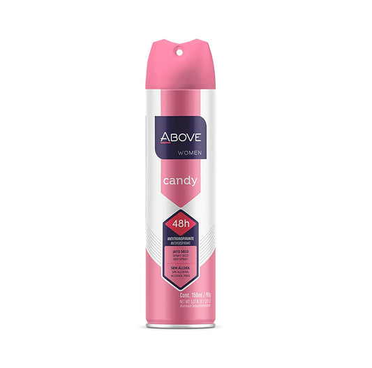 ABOVE 48 Hours Antiperspirant Deodorant, Candy, 3.17 oz - Dry Spray Deodorant for Women - Notes of Lime, Tangerine and Apricot - Antiperspirant Spray