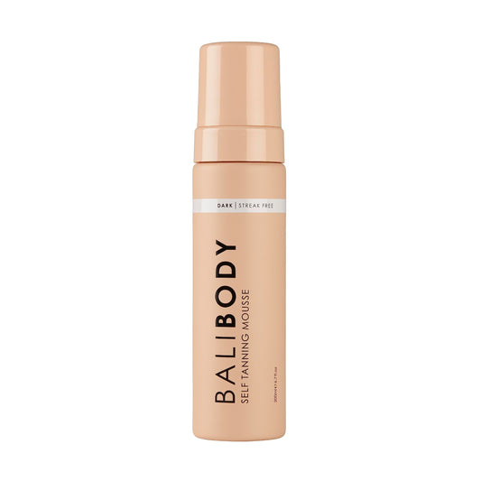 Bali Body Self-Tanning Mousse | Natural Looking Perfect Bronzed Shade | Streak-Free Green Based Tinted Self-Tanner | Fake Tan For All Skin Types – 200ml/6.7 fl oz