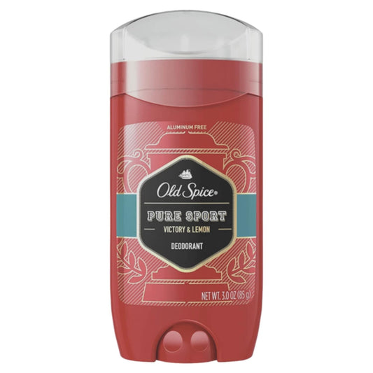 Old Spice Deodorant for Men Pure Sport Scent Red Zone Collection 3 Oz (Pack of 3) Packaging May Vary