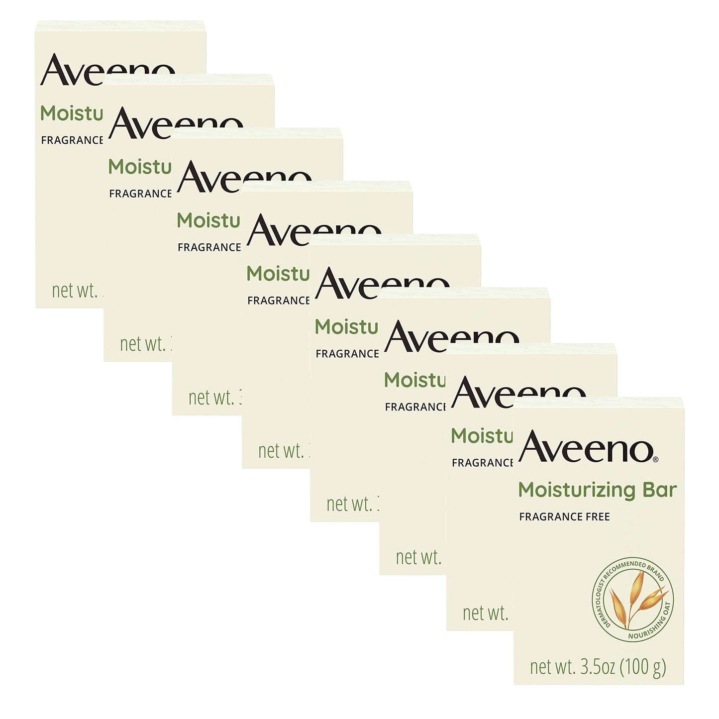 Aveeno Gentle Moisturizing Face Cleansing Bar, Daily Facial Cleanser Bar with Nourishing Oat for Dry Skin, Gently Cleanses & Soothes Skin, Non-Comedogenic & Fragrance-Free, 3.5 oz