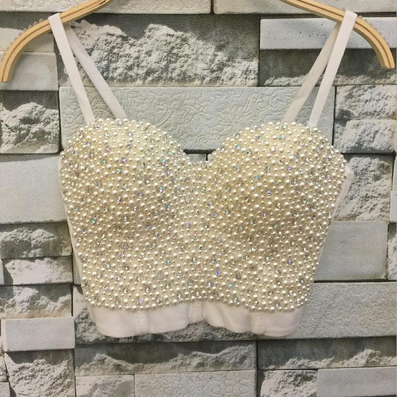 Pearls Crop Top