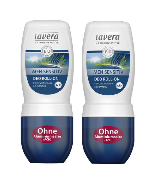 2xPack Lavera Men Sensitive Deodorant Roll-on - 100 ml