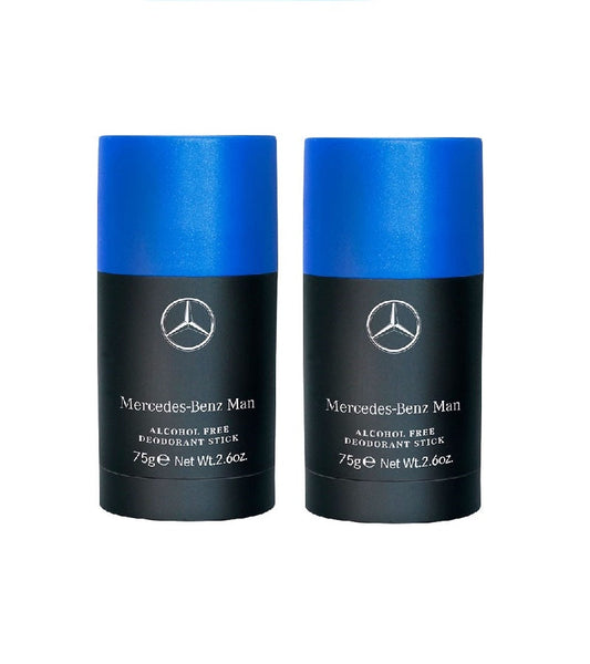 2xPack Mercedes Benz Man Alcohol-Free Deodorant Stick - 150 g
