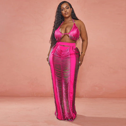 Casual Elastic Women's Suits