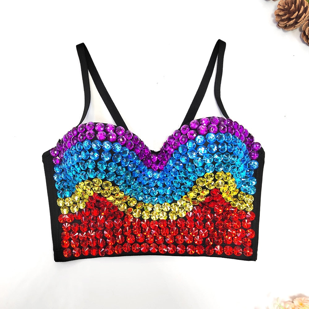 Pearls Crop Top